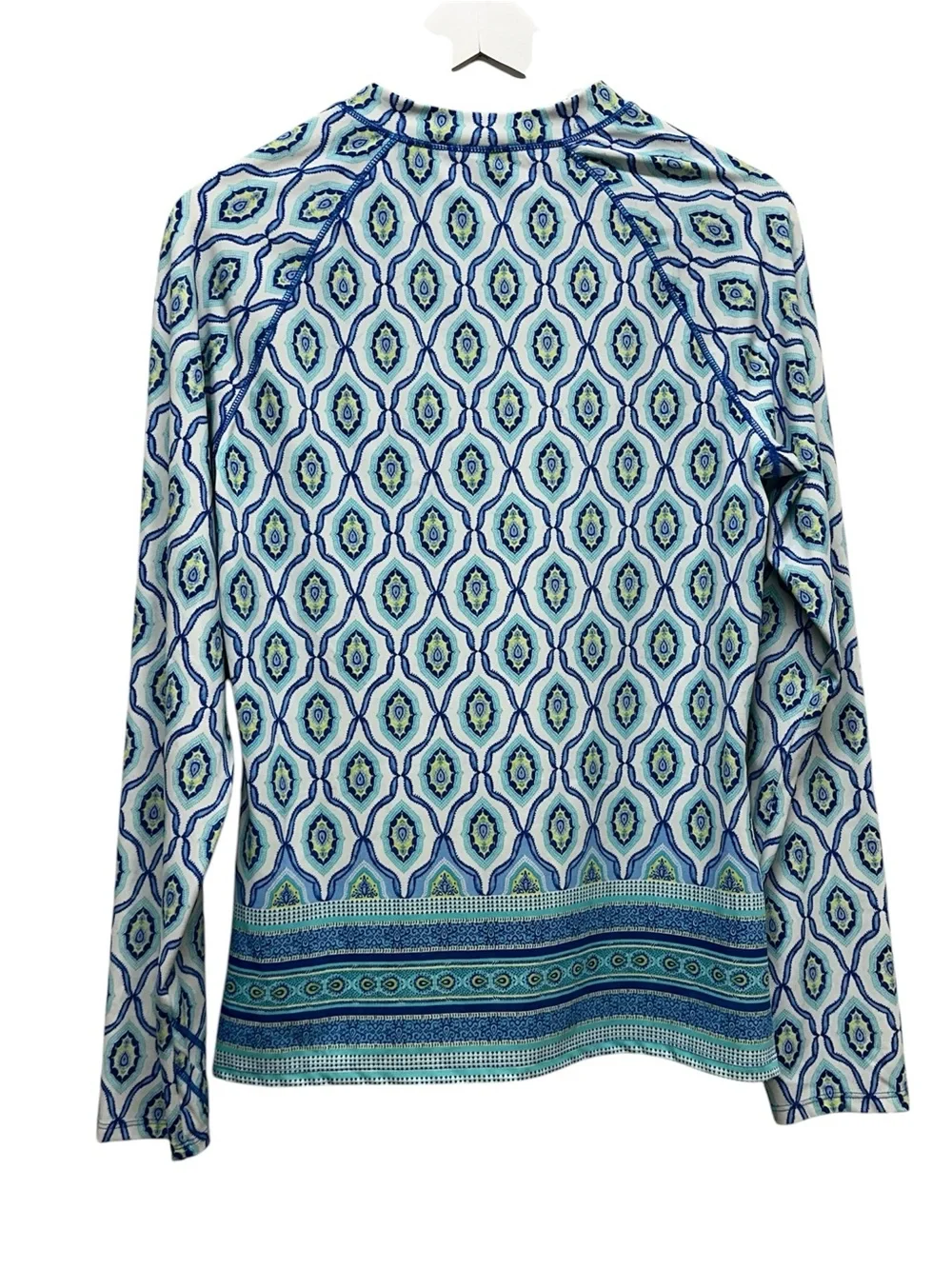 Cabana Life Rash Guard Shirt Womens Large UPF Swim Top Sun Protection - Picture 4 of 9